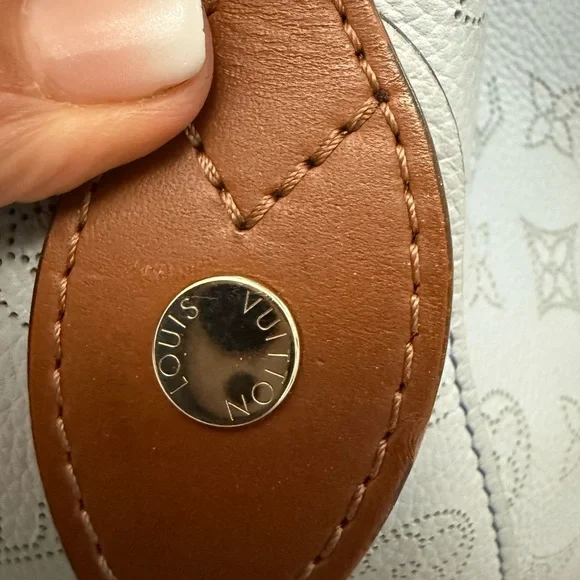 Louis Vuitton Light Blue Monogram Tote - Picture 4 of 16